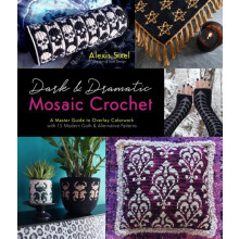 Dark Dramatic Mosaic Crochet A Master Guide to Overlay Colorwork with