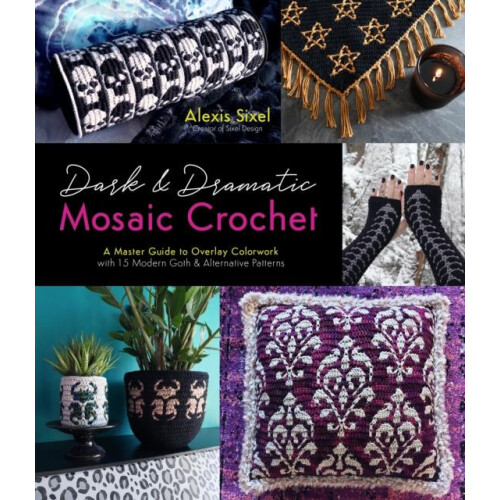Dark Dramatic Mosaic Crochet A Master Guide to Overlay Colorwork with