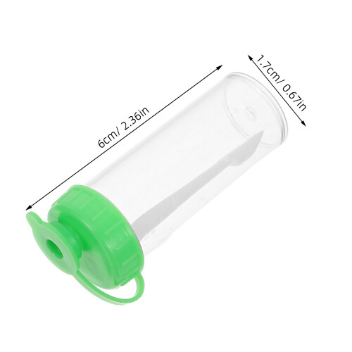 100St Plastic Stoelmonsterbeker Groen 15Ml Met En 1