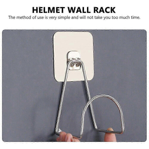 Self-adhesive Motorcycle Helmet Wall Hook Wall Mount Helmet Holder Hanger 2