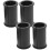 4 Pcs Microphone Shock Mount Rubber Sleeve Washer Mic Replacement Accessories 2