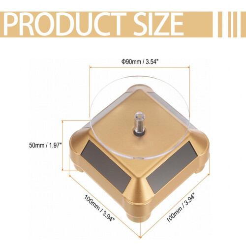 Solar Turntable Rotating Display Stand for Jewelry Watch 1