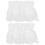 2Paires Accessoires Poignets Pour Fête Et 4
