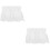 2Paires Accessoires Poignets Pour Fête Et 5