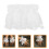 2Paires Accessoires Poignets Pour Fête Et 8