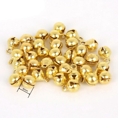 Mini bell charm for jewelry making 120 pcs 1
