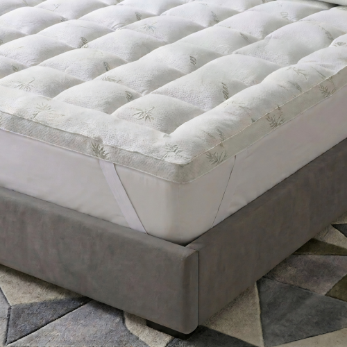 Single Bamboo Mattress Topper 10cm 1000 GSM