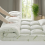 Single Bamboo Mattress Topper 10cm 1000 GSM 4