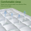Small Double 4ft Bamboo Mattress Topper 10cm 6