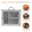 Transparent Wall Mount Medicine Organizer Metal Storage Box 4