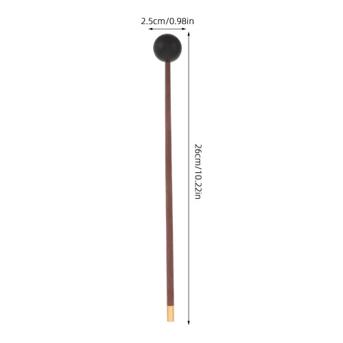 2Pièces Maillets Tambour En Bois Caoutchouc Antidérapants 1