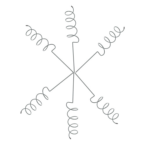 18Stk Eisen-Rankhilfe Grün Spiral Design Langlebiger Pflanzstützer 2