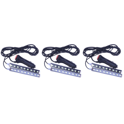 3Pcs Atmosphere Lamps Durable Strip Light for Interior 2