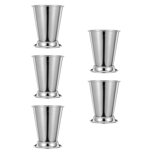 5Pcs Stainless Steel Mint Cups Cocktail Drinkware 1