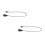 2Pcs Car Rear Parcel Shelf Strings Black Durable Trunk Storage Straps 7