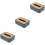 3Pcs Blue Desktop Tissue Holder Plastic Napkin Box for Home Use 4