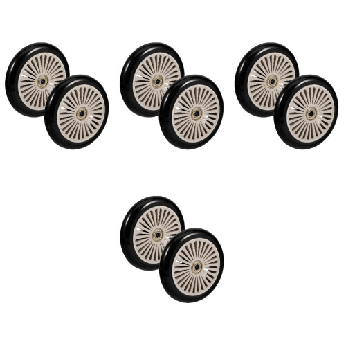 8Pièces Roues Flexibles En PU Pour Scooter Multi 1