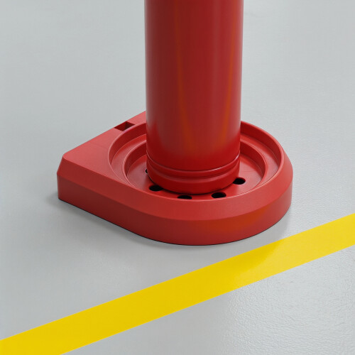 2Pcs Fire Extinguisher Storage Base Plastic Red Non-Slip Floor Holder 2