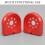 2Pcs Fire Extinguisher Storage Base Plastic Red Non-Slip Floor Holder 5