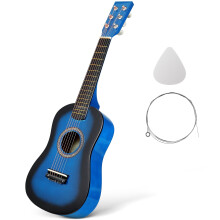 23-calowa gitara akustyczna Blue Folk dla początkujących