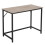 Bureau table poste de travail petite taille style industriel 100 cm grège et noir - Helloshop26 1