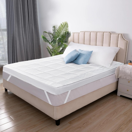 Single Mattress Topper 5cm 600 GSM White