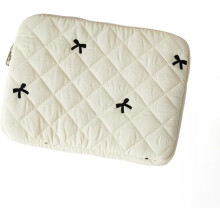 Laptophoes met strikdesign, pofmouw- en kokette-stijl