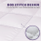 Single Mattress Topper 5cm 600 GSM White 5