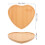 2Pcs Durable Bamboo Heart Craft Base for DIY Mosaic Coaster Making 2