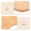2Pcs Durable Bamboo Heart Craft Base for DIY Mosaic Coaster Making 4