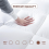 Single Mattress Topper 5cm 600 GSM White 2