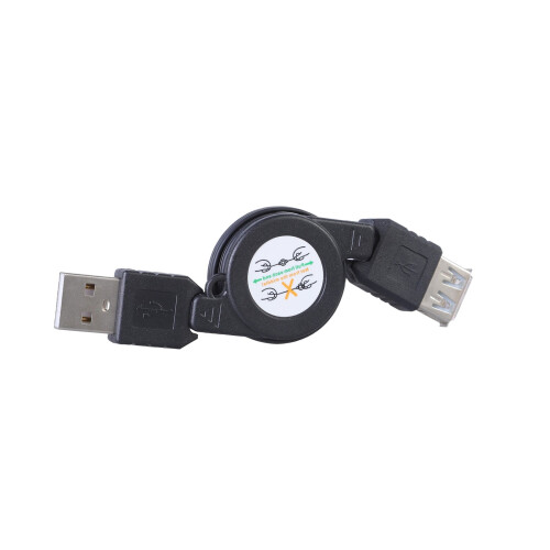 Καλώδιο επέκτασης USB2.0 αρσενικό σε θηλυκό, αναδιπλούμενο, 1,5 μ.