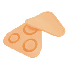 Zylinder-Eiswürfelform 3er-Set Maße 21 x 22,8 x 7 cm braun