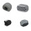 Käktränare i Silikon 4-pack Grey 1