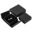 Protective Magnetic Double Flip Jewelry Display Case-Black L 1