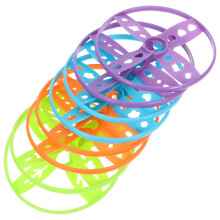 8-Piece Flying Disc Set for Beach & Outdoor Play