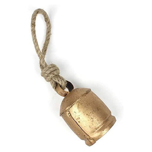 Vintage koebellen set van 3, ijzer, 5,5–11 cm 1