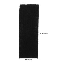 20Pcs Activated Carbon Ceiling Fan Air Filters Dust Catcher Pads Black