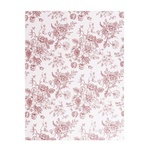Sunxin Geschenkpapier mit Blumenmuster, Minirolle, 10 Stück