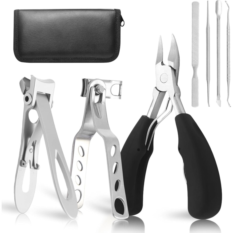Heavy-Duty Toenail Clippers for Thick Nails â 7-Piece Set