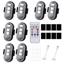 Soilse LED Gan Sreang USB In-athluchtaithe Uiscedhíonach don Charr