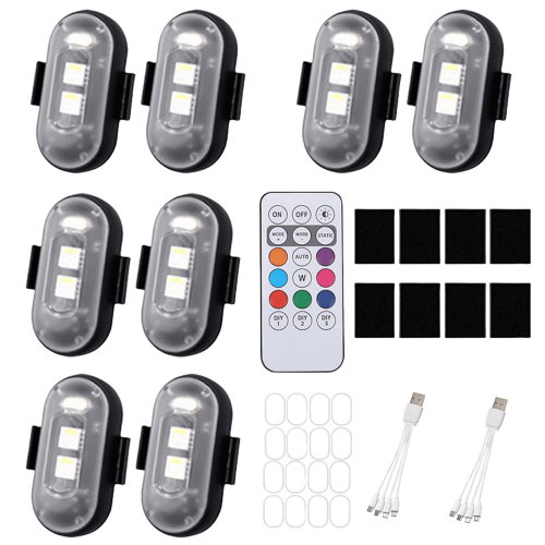 Trådløse LED-lys USB-oppladbare vanntette for bil