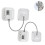 2 Pack Refrigerator Lock Heavy Duty Combination Fridge Lock High Quality 1