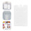 Herbruikbare witte ijspakken 16,5 x 10,3 x 2,9 cm (2 stuks) 1