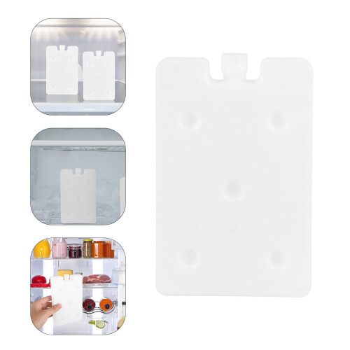 Herbruikbare witte ijspakken 16,5 x 10,3 x 2,9 cm (2 stuks)