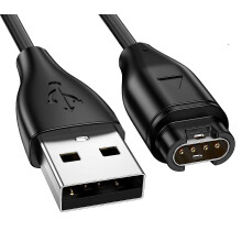 Cablu de încărcare de schimb pentru ceas Garmin, negru