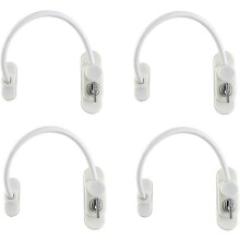 2025 Suitable 4 PCS Window Door Restrictor Child Safety Lock