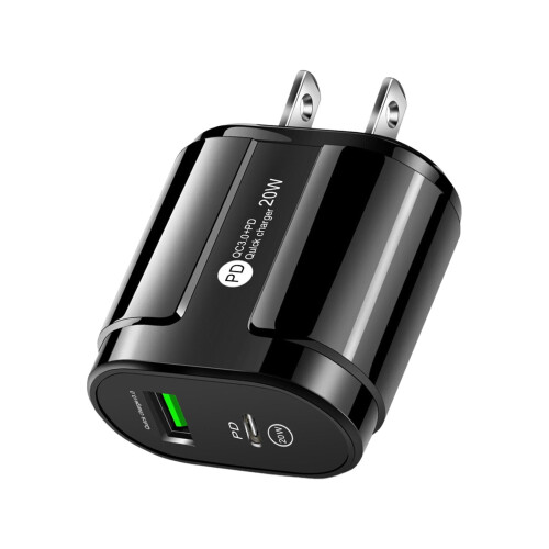 Προσαρμογέας φορτιστή τοίχου USB-C PD & QC3.0 45W