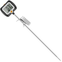 Sofort ablesbares Lebensmittelthermometer mit um 180 drehbarem Display