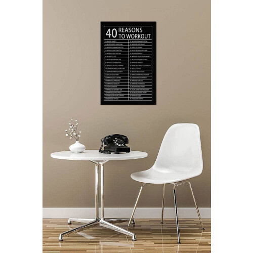 Motivational Canvas Print 30x45cm Stretched Frame 2